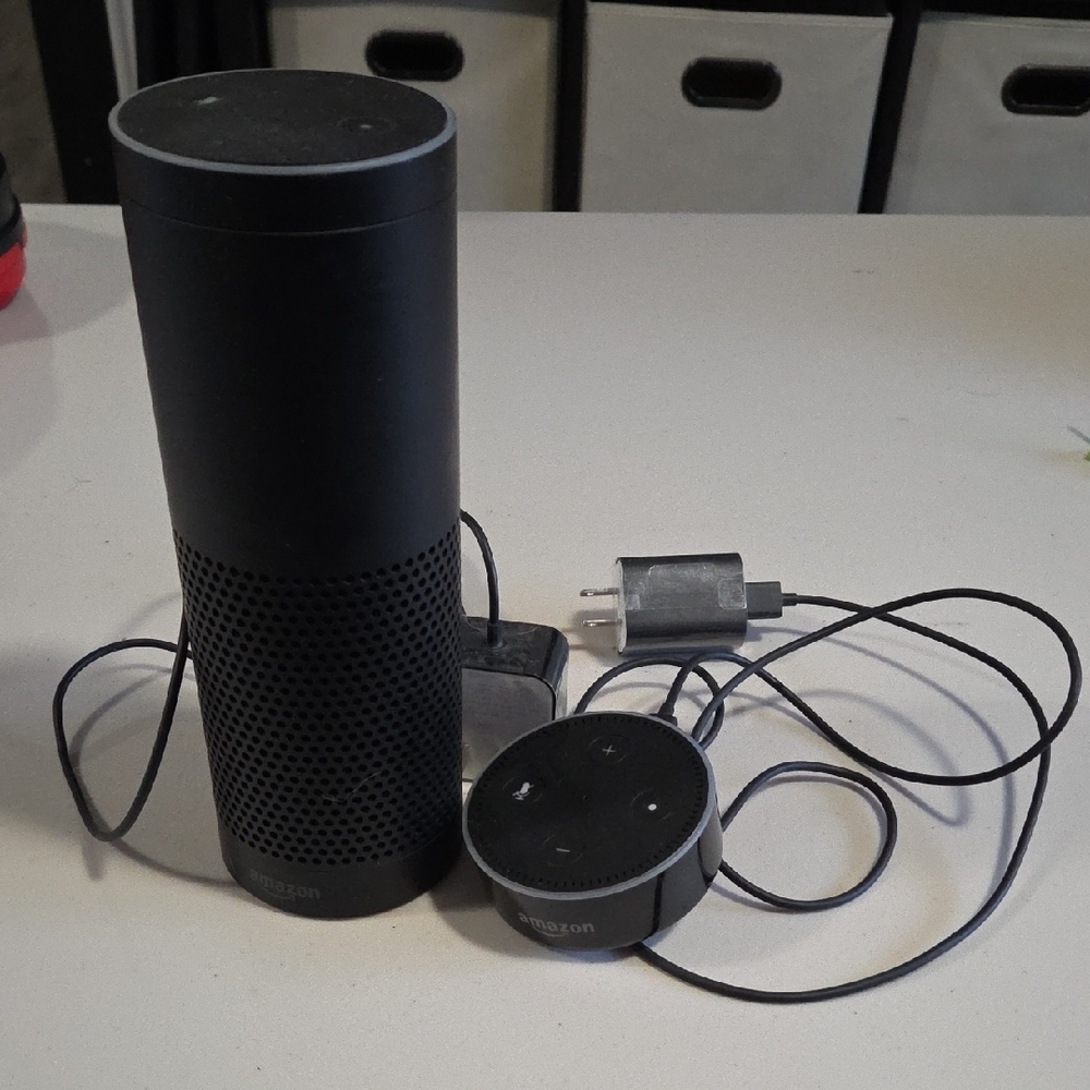 Amazon Echo and Dot Set - Black
